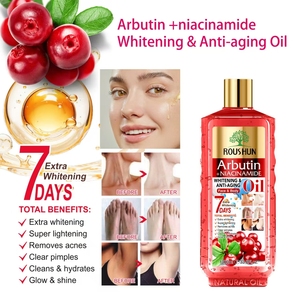 ROUSHUN <span class=keywords><strong>Huile</strong></span> <span class=keywords><strong>Essentielle</strong></span> Corps Visage Alpha Arbutine Niacinamide Éclaircissante <span class=keywords><strong>Anti</strong></span>-Âge - Product Image 3
