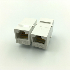 แผงเชื่อมต่อเครือข่าย Rj45 แบบติดตั้งบนแผง 8p8c ทองแดงผสมชุบทอง 1 พอร์ต อีเธอร์เน็ตแจ็ค - Product Image 5