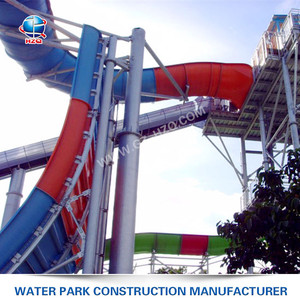 Thiết Kế Mới Trong Vui Chơi Giải Trí Nơi Sợi Thủy Tinh Trượt Nước Cho Thuê Gia Đình Bè Trượt Nước Để Bán - Product Image 3