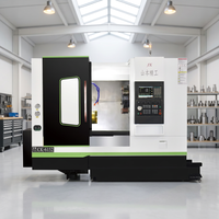 Tour-fraiseuse CNC à banc incliné avec interpolation et outils motorisés