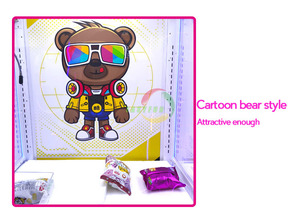 Máquina expendedora de juguetes con grúa de garras operada con monedas, máquina de juegos de regalos y snacks - Product Image 3