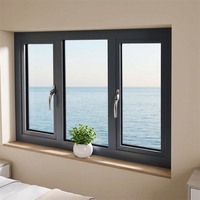 Ventanas Corredizas Modernas NFRC con Triple Acristalamiento, Aislamiento Térmico, Aluminio, Vista Panorámica, para Zonas Costeras, Certificación NFRC, Aleación de Aluminio