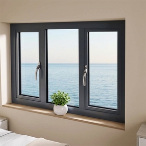Fenêtres coulissantes modernes à triple vitrage, isolation thermique, <span class=keywords><strong>aluminium</strong></span>, vue panoramique, zones côtières, certifiées NFRC, alliage d'<span class=keywords><strong>aluminium</strong></span> - Product Image 3