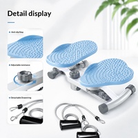 Fournisseur direct usine Appareil de torsion de la taille à pédale pour usage domestique, avec cadre en acier ABS, compteur électronique et bandes de résistance
