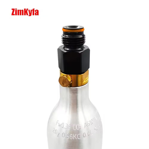 Adaptador de Conexión Personalizable de Aleación de Aluminio para CO2, Conector Hembra Tr21-4 a Macho G1/2-14 para Cilindro Sodastream, Tanque ASA, OEM - Product Image 6