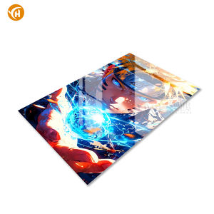 光沢ホワイトHD合金昇華アルミプレートシート、熱転写写真UV印刷、アニメポスター、カット、溶接 - Product Image 1