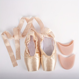 Disponibili in EU e US Scarpe da Punta Professionali da Danza Classica in Raso da <span class=keywords><strong>Ballerina</strong></span> con Salvapunta per Ragazze e Donne - Product Image 3