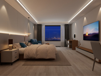 Usine directe hôtel de luxe moderne chambre ensemble de meubles en bois massif 5 étoiles hôtel standard cadre de lit panneau têt