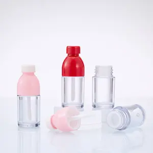 New Cute 8ml Unique Cola Shaped Lip Gloss Tube Soft Drink Soda Tint Bottle Custom Empty Lipgloss Container Packaging