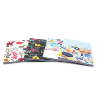 Carnet de notes créatif à pois A5 personnalisable avec motif floral classique pour filles