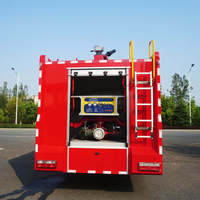Camion de pompier multifonctionnel à mousse et réservoir d'eau de 15 m³, neuf, diesel, 4x2/6x4, vente chaude directe usine