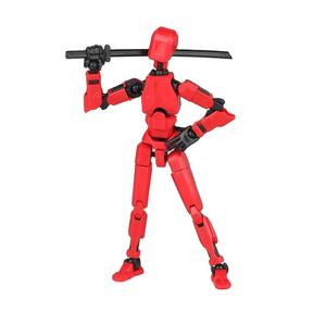 Figurine d'action robot 3D style <span class=keywords><strong>anime</strong></span> sensuel en PVC, modèle articulé et mobile, jouet cool et cadeau idéal pour enfants autistes - Product Image 4