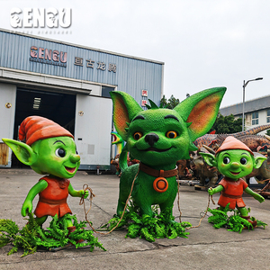 Modèle d'elfe et de chien animatroniques personnalisés |   Sculpture réaliste de créature fantastique OEM pour la décoration d'événements de parcs à thème GENGU-C - Product Image 5