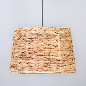 Round Natural Color Imitation Hemp <b>Rope</b> Woven Lampshade For Pendant Lights Restaurant <b>Lighting</b> Fixtures - Product Image 3
