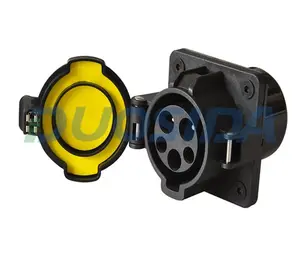 Dostar directly sale sae j1772 EV receptacle/socket plug ev charging products inlet ev connectors