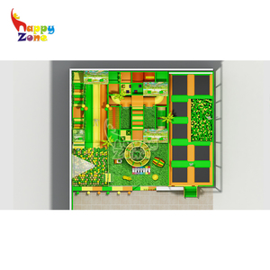 Giungla Tema Commerciale Indoor soft play Parco delle apparecchiature a terra per I Bambini Parco Giochi Al Coperto - Product Image 4