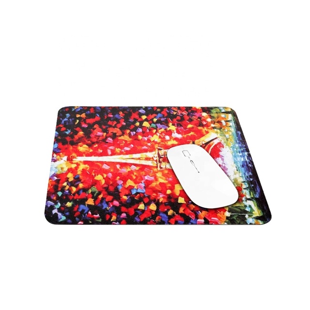 Custom Size Multifunction Printed Natural Rubber Mouse Pads with Cartoon Oil Painting Pattern Mouse Mat Neoprene Mousepad Gamer