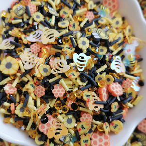 1kg DIY Craft Slime Sprinkles girasol abeja panal cuentas de lentejuelas mezcla de arcilla polimérica aspersores rebanadas - Product Image 5