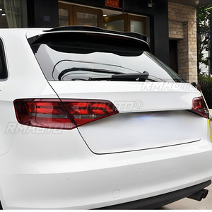 สปอยเลอร์หลังคา A3 Sportback 8P Facelift 2004-2013 สำหรับ Audi สีดำเงา ตกแต่งปีกหลังรถยนต์ อุปกรณ์ตกแต่งรถยนต์แบบสากล - Product Image 5