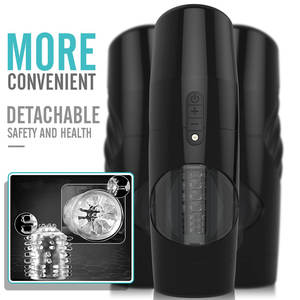 เครื่องช่วยสำเร็จความใคร่ชายแบบลูกสูบไฟฟ้า หมุนได้ ยืดหดได้ ของเล่นทางเพศสำหรับผู้ชาย - Product Image 5