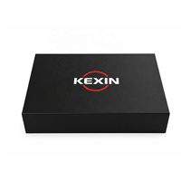 Boîtes en carton rigide magnétiques personnalisées de qualité supérieure pour accessoires de téléphonie mobile, insert en mousse multi-compartiments, boîte cadeau avec logo personnalisé