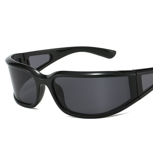 Lunettes de soleil Y2K punk roses tendance, style cyberpunk, pour hommes et femmes, 2026, idéales pour les fêtes, le cyclisme, la conduite et les sports - Product Image 5
