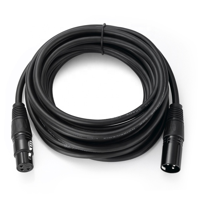 Bochara XLR Cable Male to Female M/F OFC Audio Cable Shielded for Microphone Mixer 1m 1.8m 3m 5m 10m 15m 20m