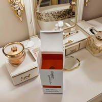 Boîte d'emballage en carton blanc pour crème tonifiante, double insert, différentes tailles, personnalisable
