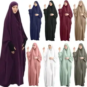 Hot Selling Turkey One Piece Full Length Jilbab Prayer Abaya Modest Abaya Islamic Clothing