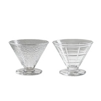 Gobelet à glace rétro haut de gamme, style français vintage, design de niche, pour café glacé américain, sans poignée ni couvercle, simple paroi