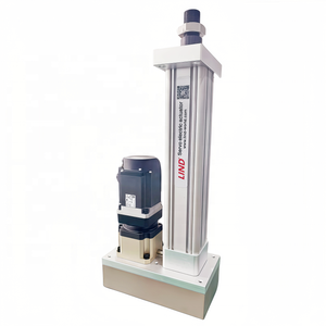 צילינדר חשמלי LIND LOE100 בעל מהלך של 100 מ\\\"מ, לעומס כבד, דיוק גבוה, בוכנה גדולה עם מסב, ללחיצה ברכב - Product Image 1