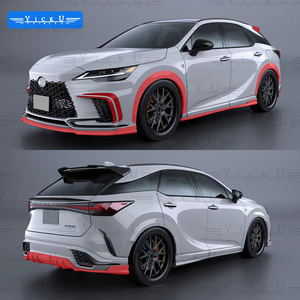 Kit de Carrocería de Fibra de Carbono Estilo Artístico YICKU para Lexus RX 500H <span class=keywords><strong>Artisa</strong></span> 2023 - Lip Delantero, Cejas de Rueda y Alerón Superior - Product Image 4