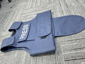 Copertina completa blu scuro occultabile iiiia giacca morbida a prova nascosta piastra tattica portante 3A giubbotto balistico armatura tattica - Product Image 3