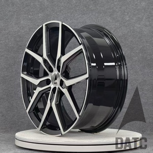 Cerchi Forgiati Monoblocco DATC Satin Black 18-20 10 Razze Deep Concave EV 5x112/5x114.3/5x120 per Porsche <span class=keywords><strong>Taycan</strong></span> Turbo - Product Image 1