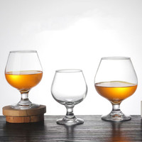 60ml 80ml 100ml 140ml 160ml 260ml 330ml 500ml verres à brandy épaissi verre cristal verre fait à la main spiritueux gobelet bière verre tasse