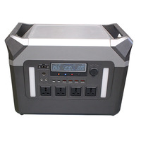 Station d'alimentation portable 3000W LiFePO4 avec onduleur à onde sinusoïdale pure MPPT, grande capacité, pour extérieur/intérieur, alimentation de secours, UE