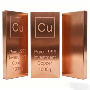 Barra de Cobre de Alta Pureza para Colección, 1000g, Barra de Cobre Antioxidante - Product Image 2