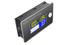 Compteur de batterie plomb-acide au lithium 12V36V48V60V72V compteur de batterie de véhicule électrique voltmètre compteur multifonction