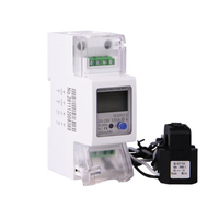 DDS238-2 ZN Monophasé deux fils fendu CT connexion RS485 port Modbus-rtu 9600bps paramètre variable compteur d'énergie d'affichage
