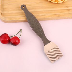 Nouvel ensemble de 3 pinceaux à huile en silicone écologiques personnalisés, résistants à la chaleur, pour cuisine et barbecue - Product Image 4