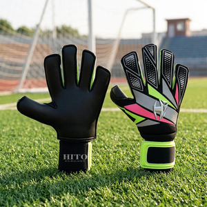 Guantes de portero de fútbol de látex de nuevo diseño, guantes de portero con palma de látex Giga de 4 mm, guantes deportivos de portero de alta calidad. - Product Image 3