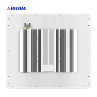 PC Panel Industri Tanpa Kipas 17 Inci All In One Komputer Layar Sentuh Kapasitif Sepuluh Titik 2 LAN 4 USB 6 COM Q P17RWH T