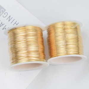 Copper <b>Wire</b> 100m Gold Plated For Jewelry Making Beading DIY <b>Crafting</b> <b>Wire</b> Winding Shaping Floral Design - Product Image 4