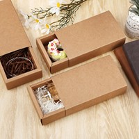 Caja de Almacenamiento para Electrónicos y Embalaje de Fundas para Teléfonos |   Caja Deslizante Kraft con Bandeja Interior Segura