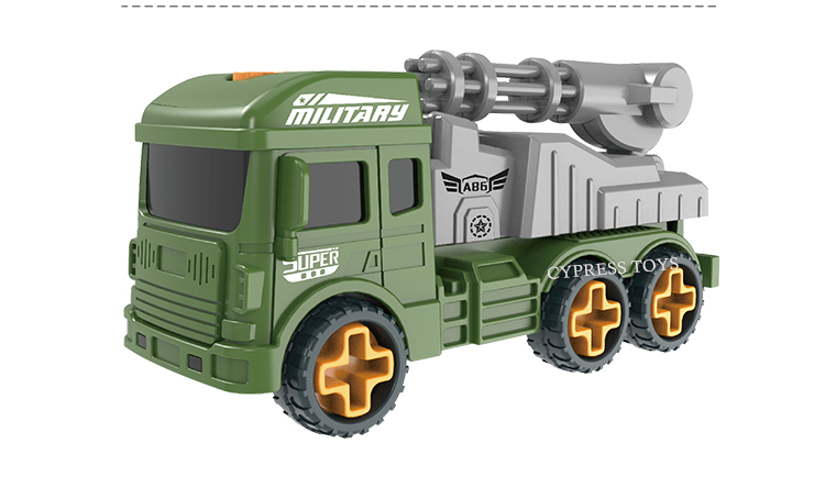 Wholesale Creative Military DIY Assembly Car Toys Take Apart Truck Toys