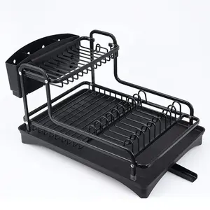 BX Hot Sale Aluminum Over The Sink Dish Drying Rack Kitchen