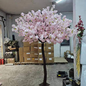 Arbre de <span class=keywords><strong>cerisier</strong></span> japonais en soie rose BL-FTL10 pour mariage en plein air, grand arbre de <span class=keywords><strong>cerisier</strong></span> artificiel de 8 pieds pour la décoration - Product Image 3