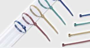 Attache commerciale de contenu métallique de fermeture éclair de câble de fixation d'opération régulière avec le trou de vis - Product Image 2