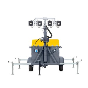 Tour hydroponique Atlas Copco 7m Ballon d'éclairage mobile d'urgence LED Éclairage solaire extérieur Tour d'éclairage manuelle verticale - Product Image 2