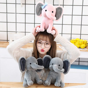 Adorable Peluche de <span class=keywords><strong>Elefante</strong></span> <span class=keywords><strong>Doctor</strong></span> Súper Suave con Relleno de Algodón PP, Forro de Malla para Alivio del Estrés, Lavable, Ideal para Regalo de Fiesta - Product Image 3